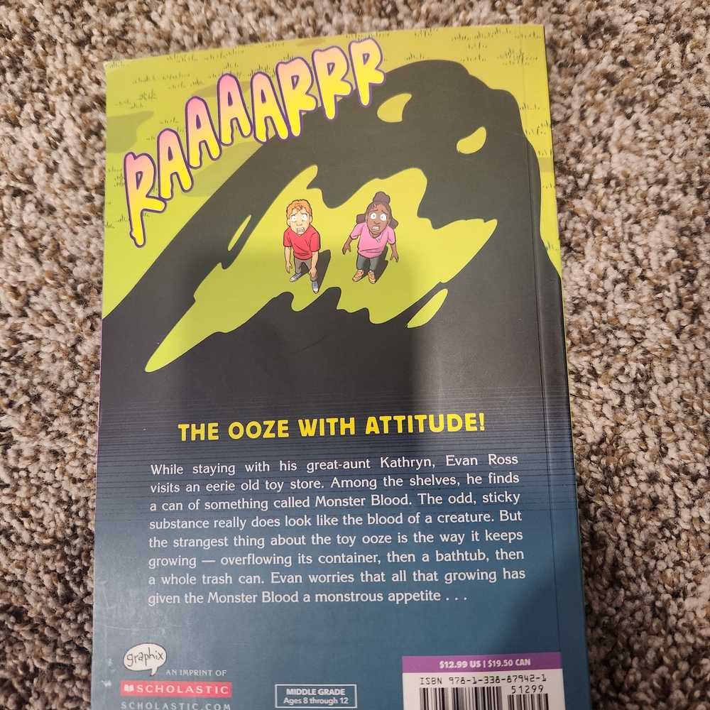Goosebumps The Graphic Novel: Monster Blood - Colorful Horror Cover - Picture 6 of 6